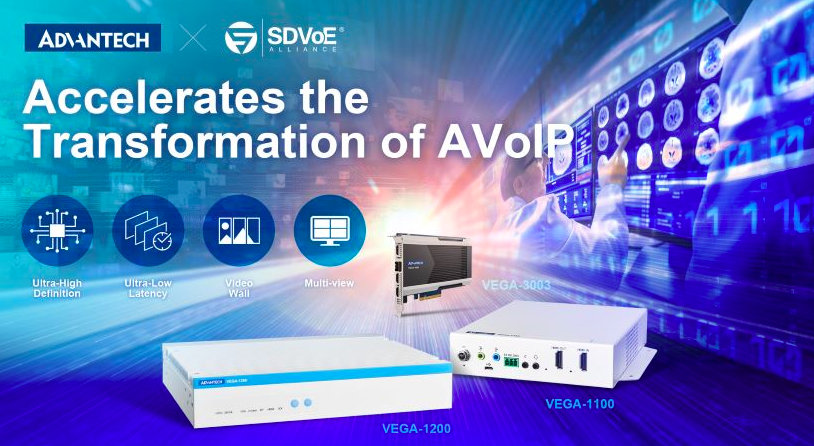 Advantech and Semtech collaborate to develop SDVoE-compliant visual processing solutions